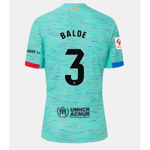 Barcelona Alejandro Balde #3 Tredje Tröja Dam 2023-24 Kortärmad